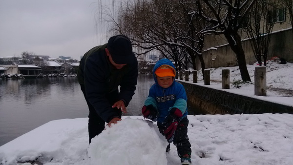 2月18日貴陽下大雪了